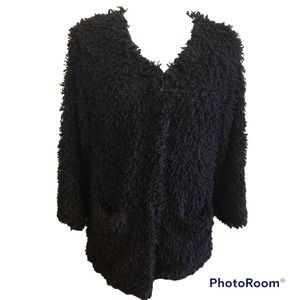 Lark Black Sherpa Jacket